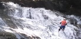 waterfall rappel