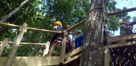 zip line platform